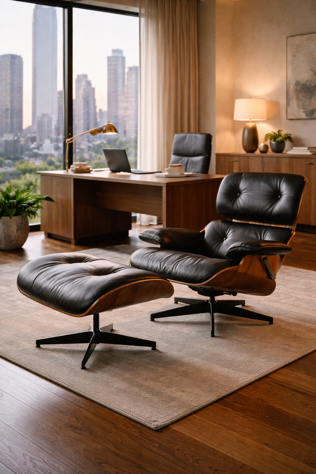 Espaço executivo moderno e sofisticado Charles Eames