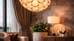 Luminária de Copos Descartáveis