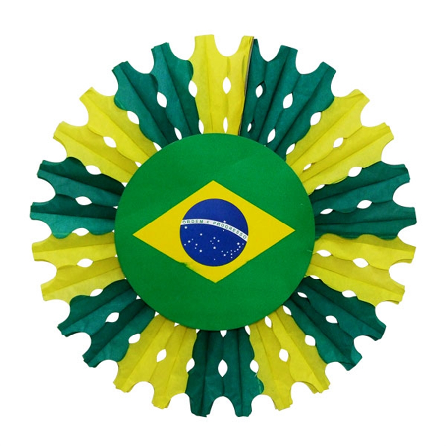 Enfeite com a Bandeira do Brasil
