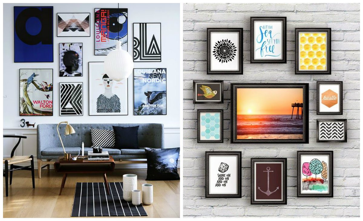 Economia Compartilhada na Decoração Quadros na Parede