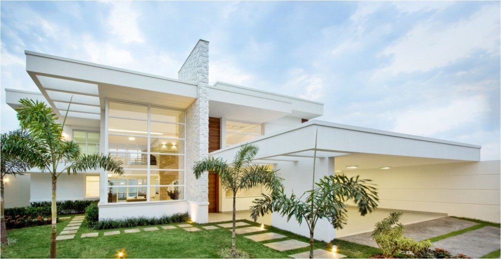 Fachada Clean para Casas - Essência Móveis de Design