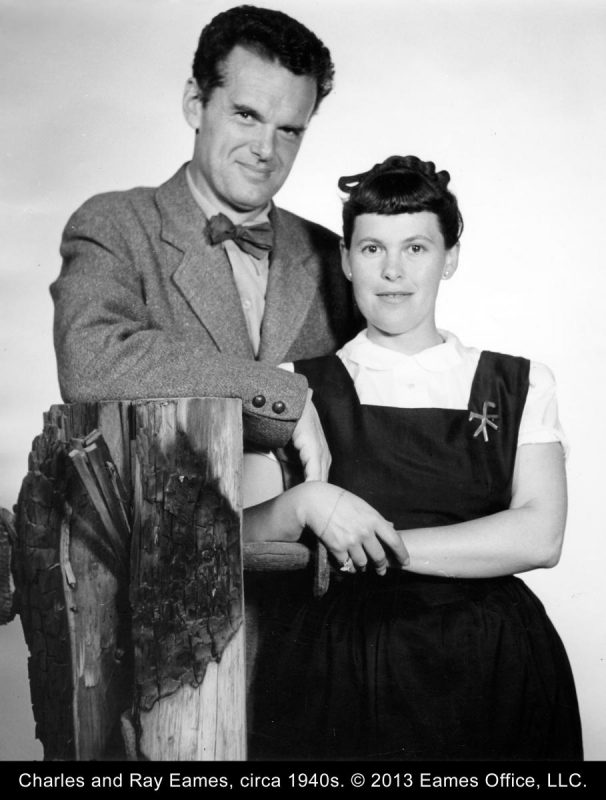 Foto de Charles e Ray Eames