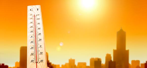Verão com altas temperaturas