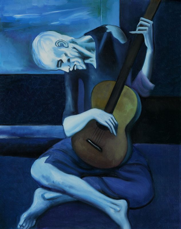 'O velho guitarrista', de Pablo Picasso