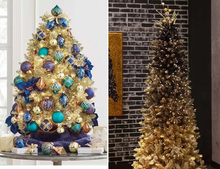 3 tipos de árvore de Natal decorada para diferentes ambientes da casa