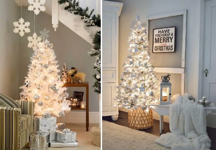 3 tipos de árvore de Natal decorada para diferentes ambientes da casa