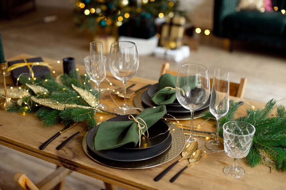 Veja 4 lindas mesas de jantar para o Natal