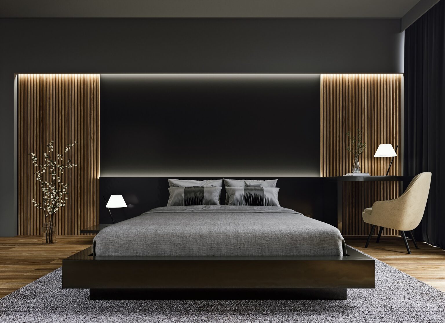 Quarto preto: 6 dicas de decoração