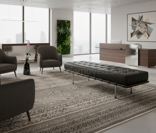 recamier de alto padrão com design elegante e proporções refinadas