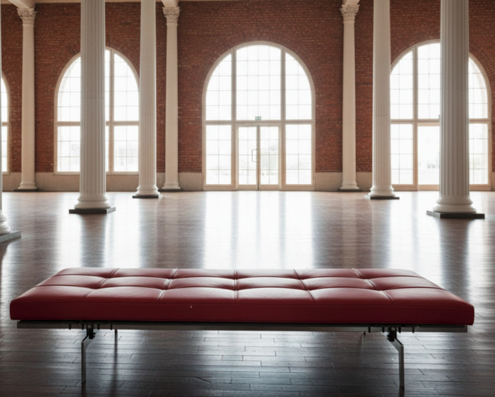 recamier de alto padrão com design elegante e proporções refinadas