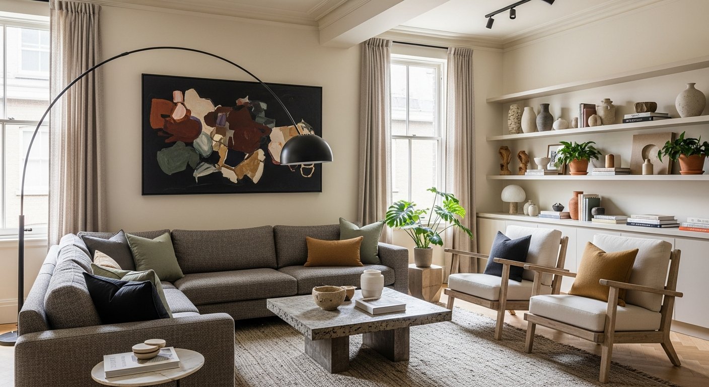 Tendências atuais em decoração de sala