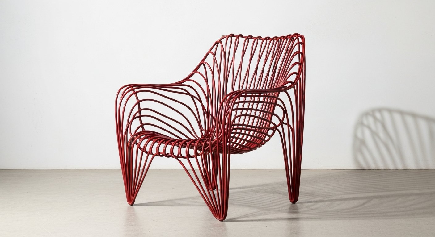 Poltrona Vermelha design brasileiro Irmãos Campana