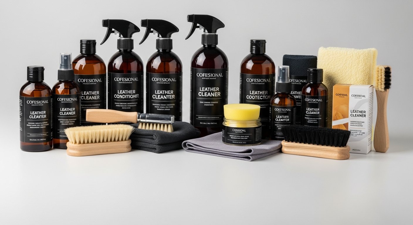 Produtos específicos para cuidado do couro