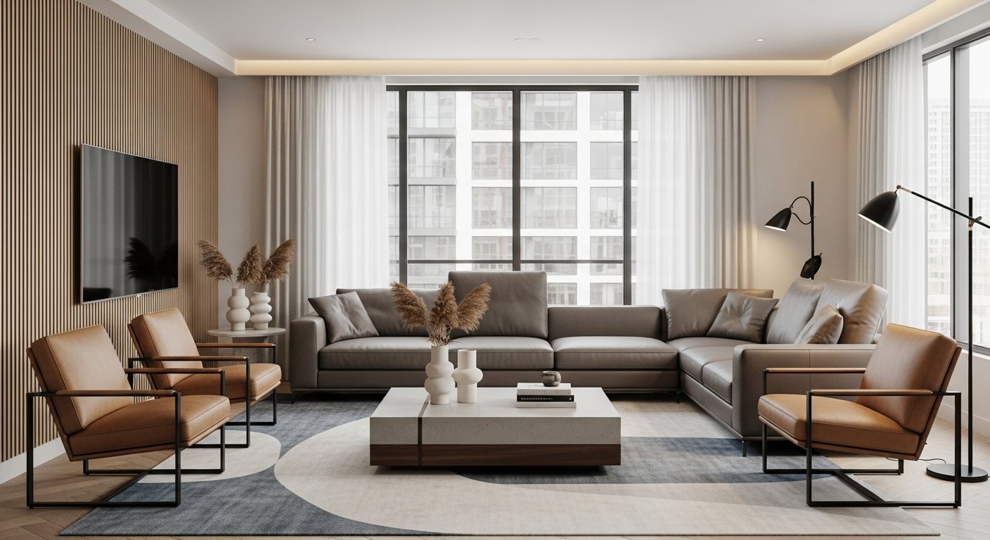 Tendências atuais em sofás de couro para decoração