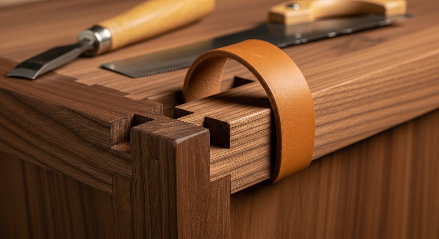 Detalhes construtivos de poltrona cama premium