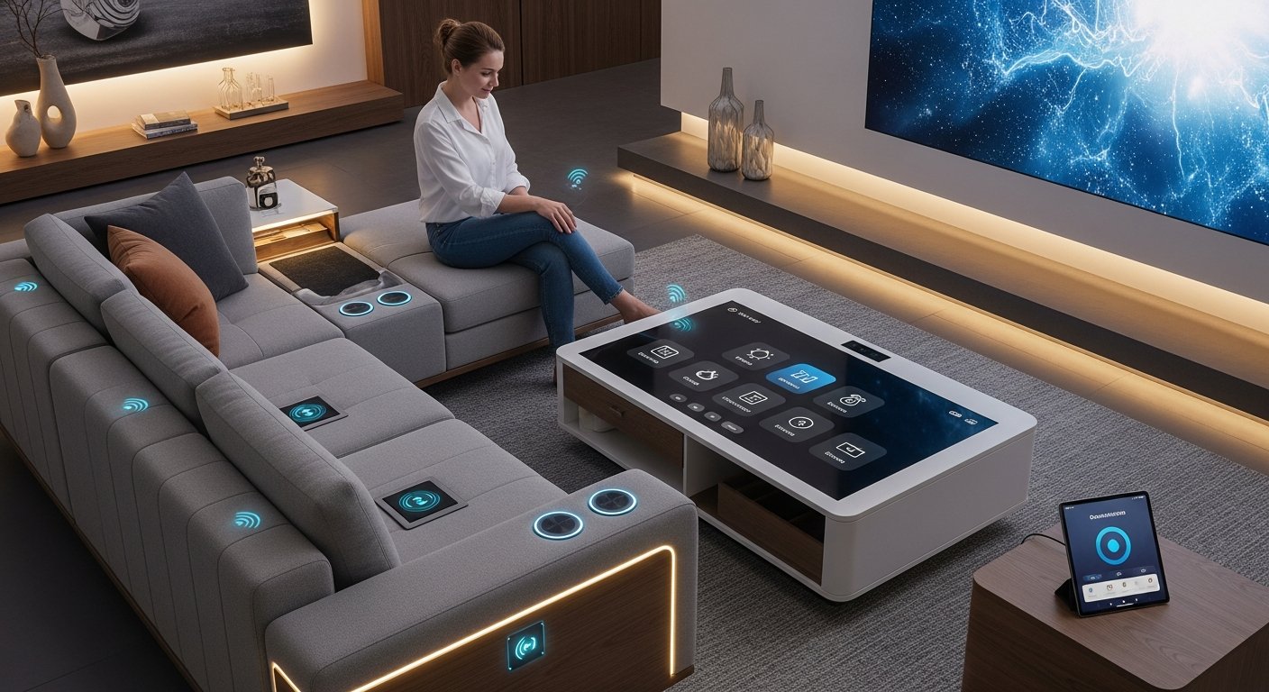 Poltrona cama com tecnologia integrada