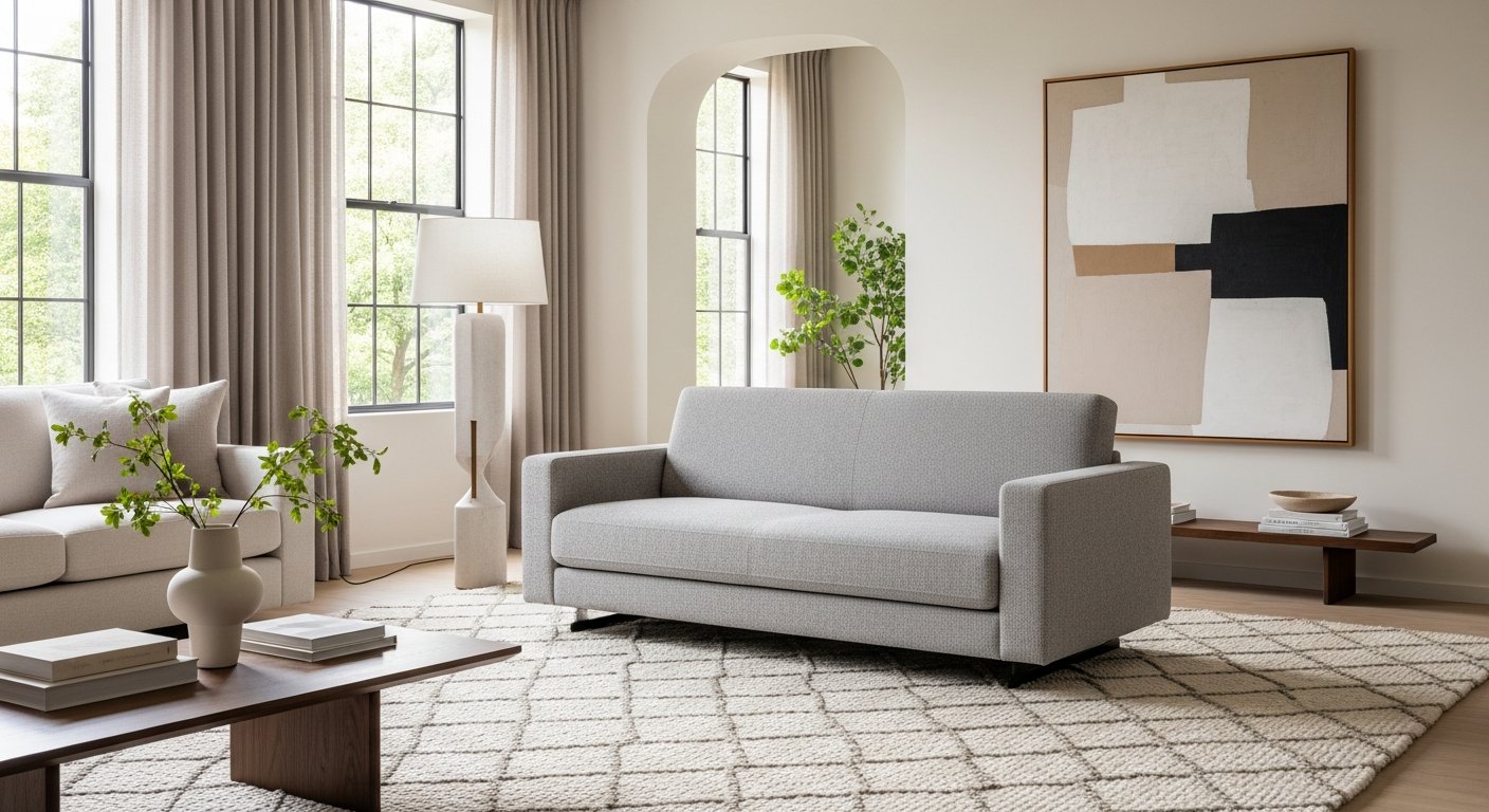 Poltrona que vira cama em ambiente sofisticado