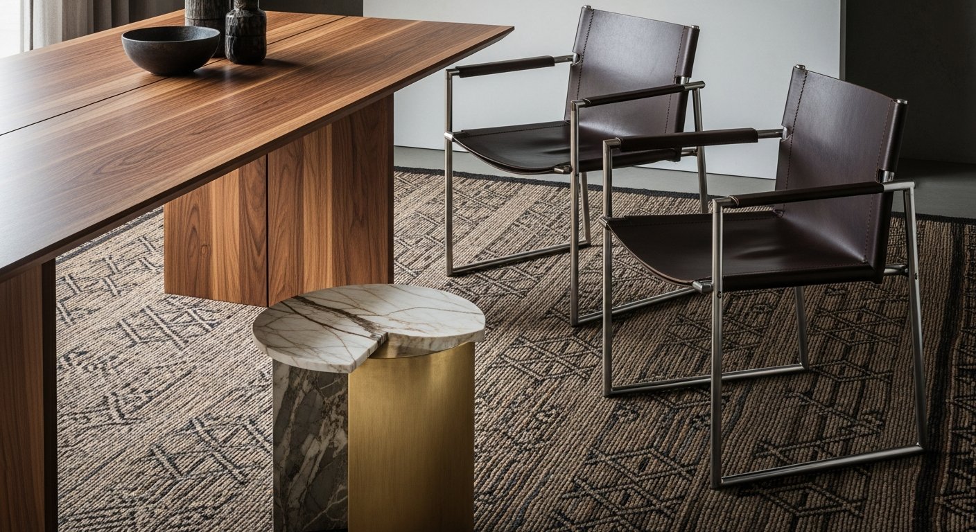 Peças de design de alta qualidade com materiais nobres