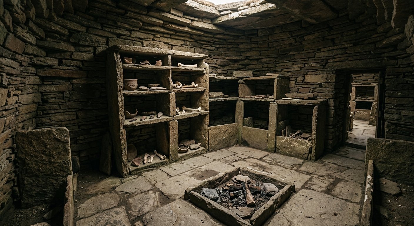 Primeiras manifestações da história dos móveis em Skara Brae